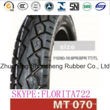 Desempenho superior 110/90-16 China moto pneu